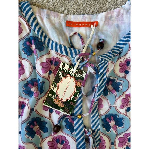 NWT Oliphant tie front mini dress, Small $288 - Picture 6 of 6